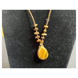 Beautiful Baltic Amber, Dragon Scale & Multi Color Pendant Necklaces!