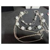 Lariat Pendant, Silver-Tone Multi-Charm Set with Tassel Necklaces & Clip On Pendants Set