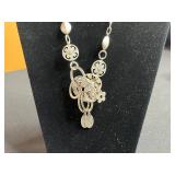 Lariat Pendant, Silver-Tone Multi-Charm Set with Tassel Necklaces & Clip On Pendants Set