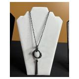 Lariat Pendant, Silver-Tone Multi-Charm Set with Tassel Necklaces & Clip On Pendants Set