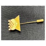 Assorted Jewelry: Lapis Lazuli Pendant Necklace, Beaded Necklaces, Pins & Charms