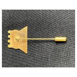 Assorted Jewelry: Lapis Lazuli Pendant Necklace, Beaded Necklaces, Pins & Charms