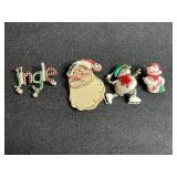 Assorted Jewelry: Lapis Lazuli Pendant Necklace, Beaded Necklaces, Pins & Charms