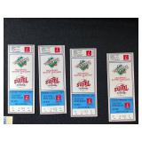 1981 World Series Official Program & Ephemera Set - Tickets, Pins & Vikings Matchbook