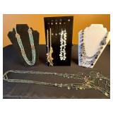 Necklace Collection - Multi-Strand Turquoise Beads with Filigree Pendants & Inc Coldwater Creek