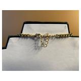 Boho Tiered Beaded Bib Necklace, Circular Yellow & Blue Crystal Pendant Necklace, Long Bead Necklace & Pink Flower