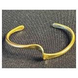 Sergio Los-California Cuff Bracelet, Assorted Costume Jewelry Lot: Blue Turquoise Beads, Yellow Beads, Bracelets & Pendants