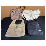 Travelon Black Crossbody Bag & 3 Purses (Lot of 4)