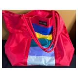 Stone & Co. Croc-Embossed Leather Tote - Colorful Bag Set