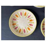 Red Wing USA Pottery Bowls - Teardrop Rim Pattern