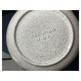 Red Wing USA Pottery Bowls - Teardrop Rim Pattern