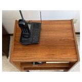 Toshiba Desk Phone System with Antenna on Rolling Cart - Dances with Wolves VHS, HP Ink 56/564