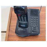 Toshiba Desk Phone System with Antenna on Rolling Cart - Dances with Wolves VHS, HP Ink 56/564