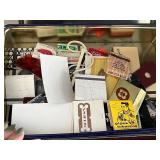 Perugina Baci Chocolate Tin with VTG Matchbook Collection