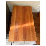 Wood Coffee Table With Drawer - 16 x 22 x 38 in