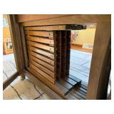 Mid-Century Drop-Leaf Dining Table - 62 in L x 34 in D x 28 in H