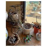 Assorted Ceramic Plant Pots & Decor