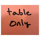 Console Table - Oak with Two-Panel Cane Top - table only