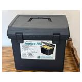 W.T. Rogers Jumbo File Portable File Box - Holds Up To 17 lbs