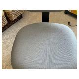 Office Chair Gray Fabric with Five-Caster Base
