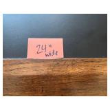 L Shaped Wood Frame Office Desk Only