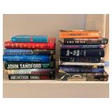 Assorted Mystery & Thriller Hardcover Books Featuring Patterson, Sandford, Krueger, Coben & Connelly
