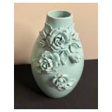 Vintage Vanity Lot Inc Pier 1 Art Glass Vase, Vanity Mirror Tray, Cigarette Cases, Marigold Carnival Glass Deer Covered Dish, BaByliss Paris Type Hair Curling Iron & More!