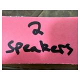 Two Boston Wall-Mount Speakers - Black Satellite Home Theater Speakers - tools needed to remove from wall