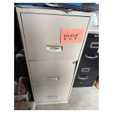 SteelWorks Beige 34x15x18 4-Drawer Filing Cabinet & Black 29x15x25 3-Drawer