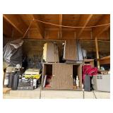 Two CRT Monitors - Vintage Electronics & Wood Cabinet, Misc