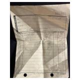 Pair of Hand-Painted Iris Floral Chests - Cream Wood Storage Cabinets Retail $115