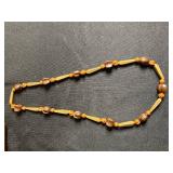 Simmer Home Furnishings Cedar Jewelry Chest (no key) with Rosaries (one w broken chain) & Cross Pendants