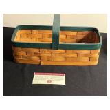 Longaberger Basket - Handmade in Dresden, Ohio USA - Pair of Vintage Woven Baskets