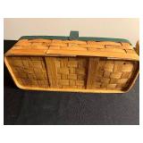 Longaberger Basket - Handmade in Dresden, Ohio USA - Pair of Vintage Woven Baskets