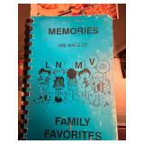 Vintage Recipe Book Collection - Inc Memories Are Made Of Family Favorites Blue