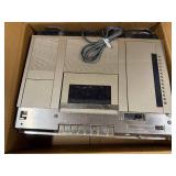 Sony SL-HF4000 Betamax VCR, Zenith VR-9000-W Video Cassette Recorder, Beige 1980s VCR