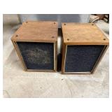 Panasonic RP-7672 Speakers - Vintage Wood Cabinets Pair