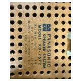 Panasonic RP-7672 Speakers - Vintage Wood Cabinets Pair