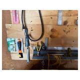 Garage Workshop Tools - Rope, Exercise Ball, Drawer Cabinet & Hardware