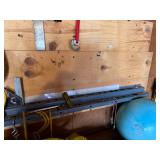 Garage Workshop Tools - Rope, Exercise Ball, Drawer Cabinet & Hardware