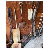 Garden Tools Bundle - Rakes, Shovels, Hoe & 20 ft Heavy-Duty Hose