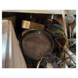 Assorted Garden Pots, Buckets & Wire Plant Supports