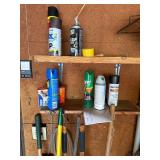 Assorted Garden Tools & Sprays - Shovels, Rakes, Brooms & More - content quantities unverified