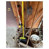 Assorted Garden Tools & Sprays - Shovels, Rakes, Brooms & More - content quantities unverified