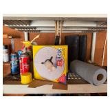 Four-Shelf Metal Garage Shelving Unit - Automotive Fluids, Tools & Supplies - content quantities unverified