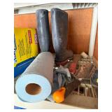 Four-Shelf Metal Garage Shelving Unit - Automotive Fluids, Tools & Supplies - content quantities unverified