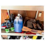 Four-Shelf Metal Garage Shelving Unit - Automotive Fluids, Tools & Supplies - content quantities unverified