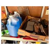 Four-Shelf Metal Garage Shelving Unit - Automotive Fluids, Tools & Supplies - content quantities unverified