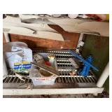 Four-Shelf Metal Garage Shelving Unit - Automotive Fluids, Tools & Supplies - content quantities unverified