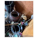 Garden Pots & Planters - Assorted Plastic & Terra Cotta, Mixed Sizes